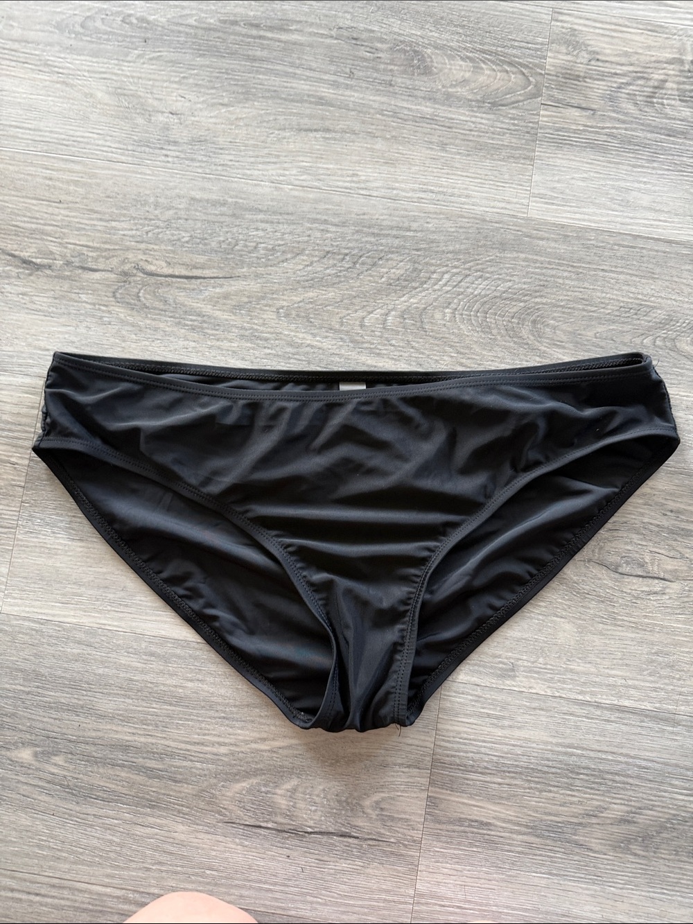 Black Women's Bikini Bottom - Classic Coverage size XL